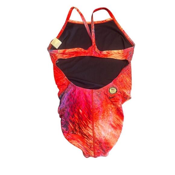 Nike Swim 8 Hydrastrong Team USA Olympics Women Racerback One-Piece 34 - Picture 4 of 6